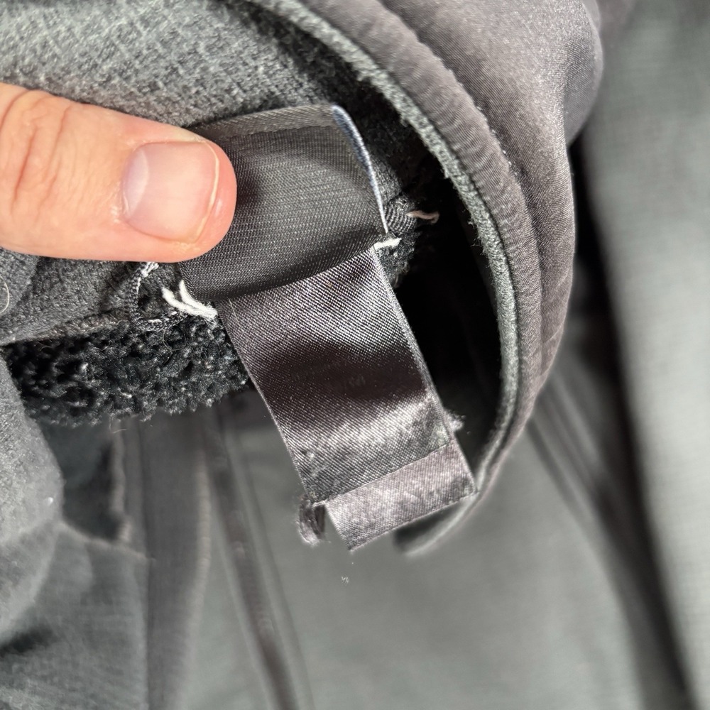 The North Face Denali Jacket Mens Medium Black Polartec Wind Pro Fleece Full Zip - Picture 9 of 12